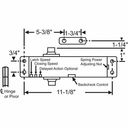 Strybuc Commercial Door Closer 18-88